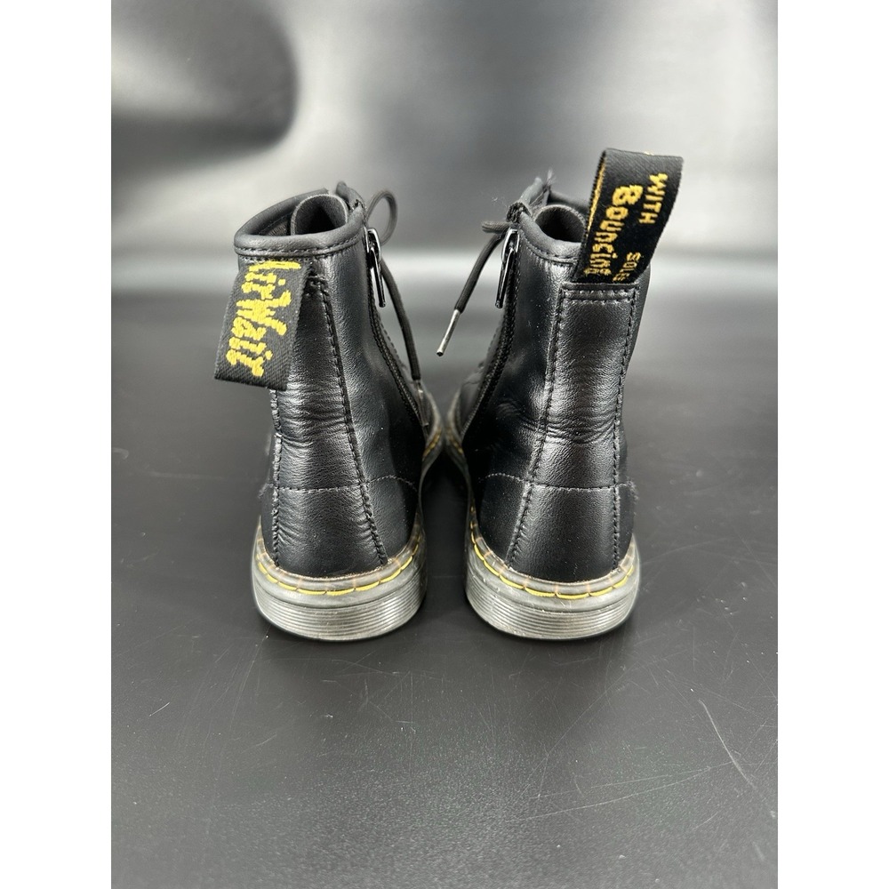 Doc Dr. Martens Zavala J Combat Boots Women's Sz 3 US EU 34 Black Girls Youth - Picture 6 of 11